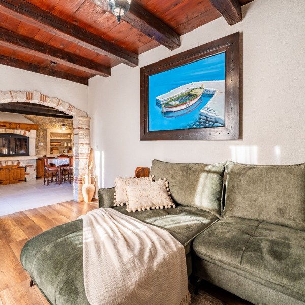 Living room, Villa Vidonjica, Villa Vidonjica Novalja