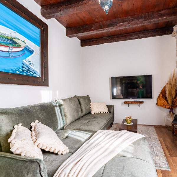 Living room, Villa Vidonjica, Villa Vidonjica Novalja