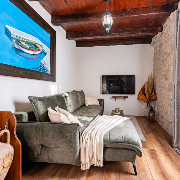 Living room, Villa Vidonjica, Villa Vidonjica Novalja